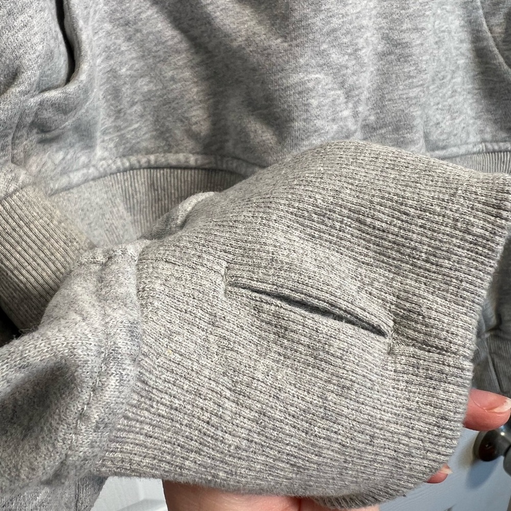 Trendy Queen Womens Cropped Quarter Zip Hoodie - Picture 5 of 7